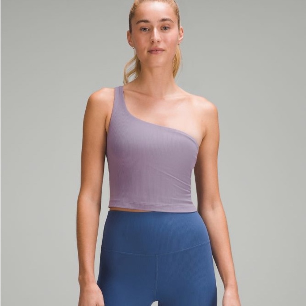 Lululemon Ribbed Nulu Asymmetrical Yoga Tank Top